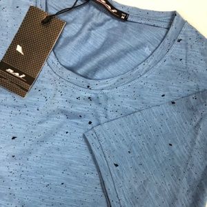 Rai T-Shirt Blue 100% Cotton Size M